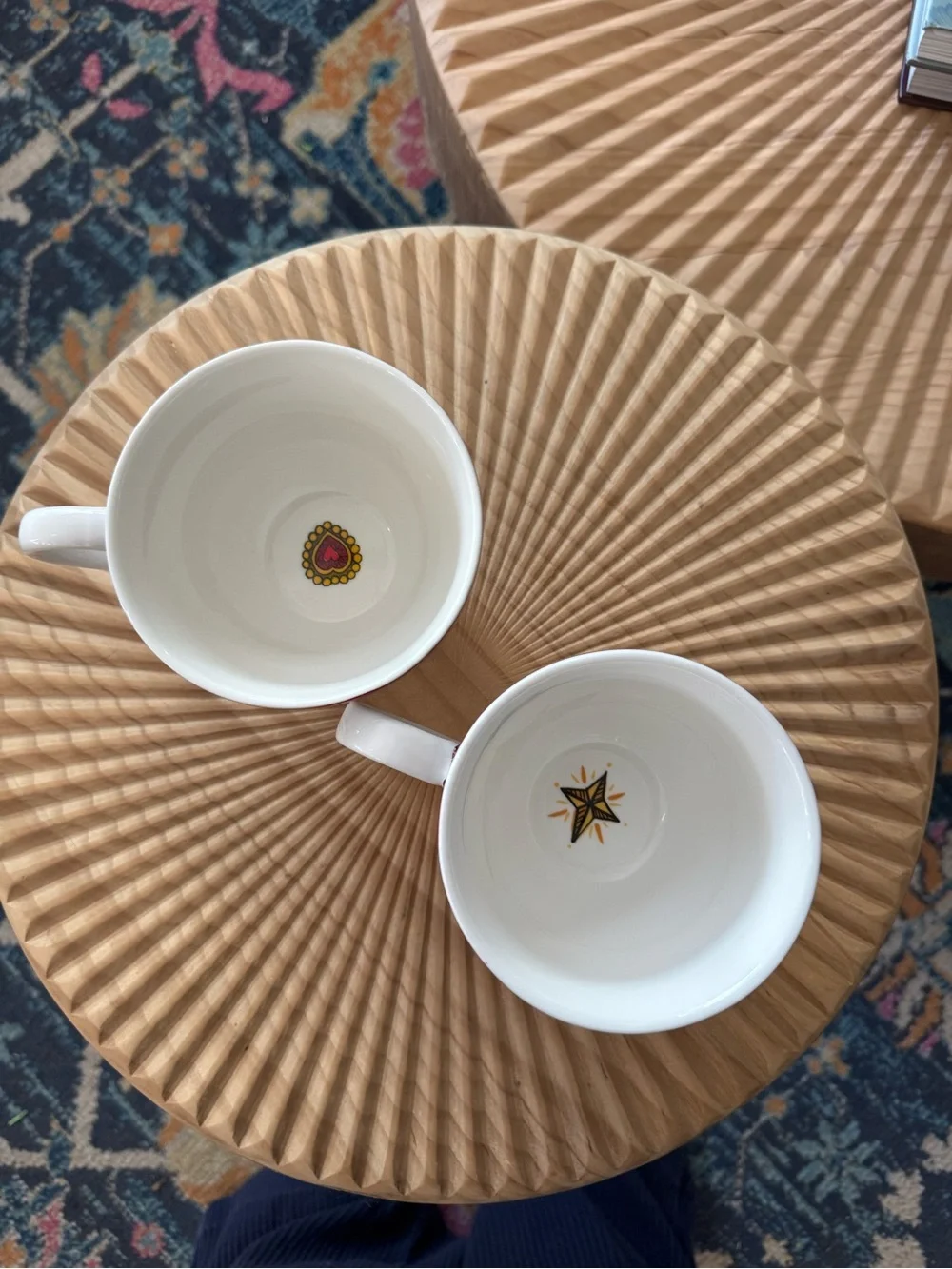 Brighton Jewel & Love limited edition porcelain coffee Latte mugs Bow Love